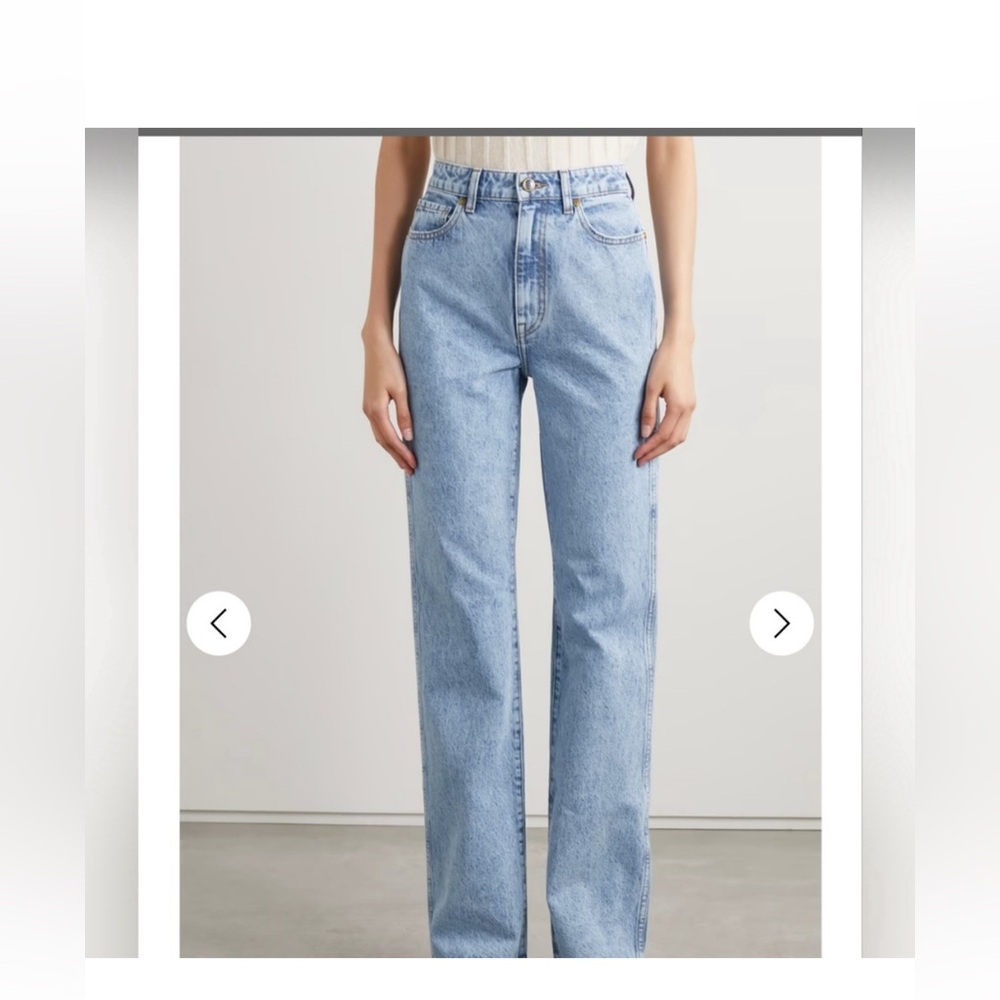 Khaite Danielle high rise Jean -27, light blue denim
